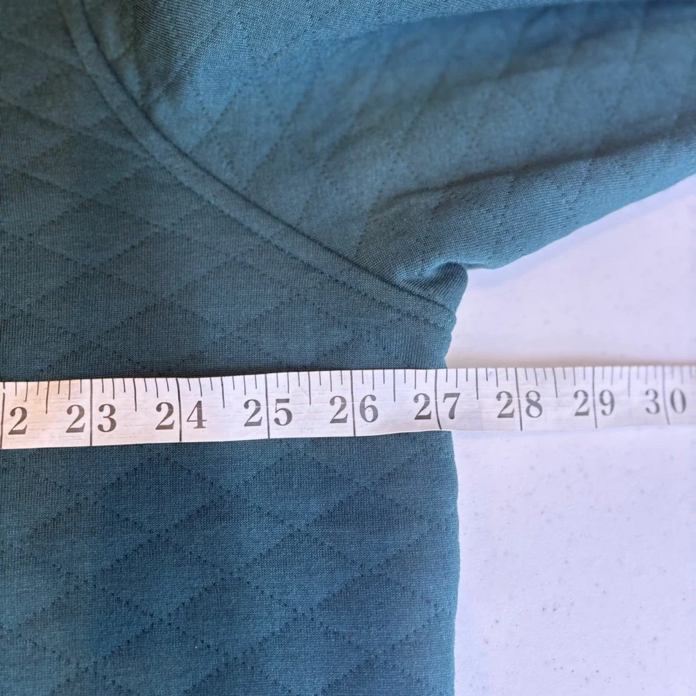 Holderness & Bourne The Sullivan Quilted Pullover XXL Pine Navy Golf Pullover